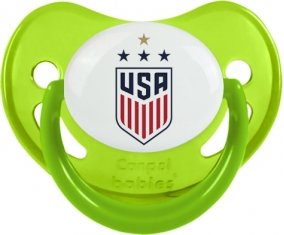 USA national football team Tétine Physiologique Vert phosphorescente