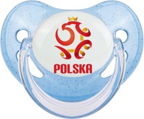 Poland national football team Sucette Physiologique Bleue à paillette