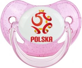 Poland national football team Sucette Physiologique Rose à paillette