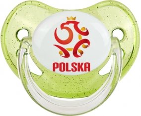 Poland national football team Sucette Physiologique Vert à paillette