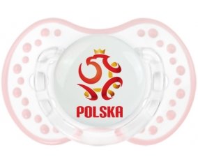 Poland national football team Sucette LOVI Dynamic Retro-blanc-rose-tendre classique