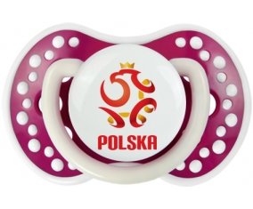 Poland national football team Sucette LOVI Dynamic Fuchsia phosphorescente