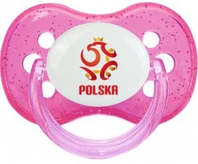 Poland national football team Sucette Cerise Rose à paillette