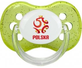 Poland national football team Sucette Cerise Vert à paillette