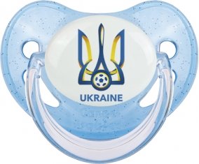 Ukraine national football team Tétine Physiologique Bleue à paillette