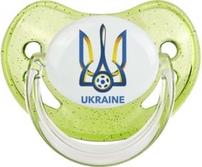 Ukraine national football team Tétine Physiologique Vert à paillette