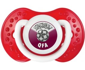Qatar national football team Tétine LOVI Dynamic Blanc-rouge classique