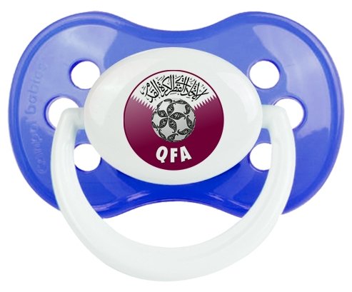 Qatar national football team Sucette Anatomique Bleu classique