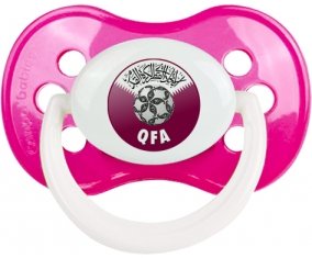 Qatar national football team Sucette Anatomique Rose foncé classique
