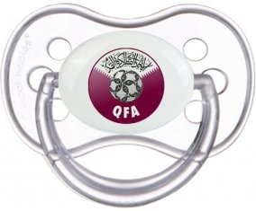Qatar national football team Sucette Anatomique Transparente classique