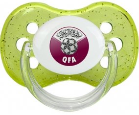Qatar national football team Sucette Cerise Vert à paillette