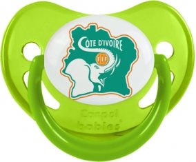 Ivory Coast national football team Sucette Physiologique Vert phosphorescente