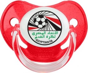 Egypt national football team Tétine Physiologique Rouge à paillette