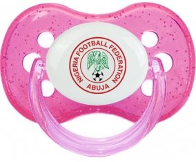 Nigeria national football team Sucette Cerise Rose à paillette