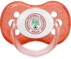 Nigeria national football team Sucette Cerise Rouge à paillette