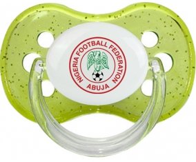 Nigeria national football team Sucette Cerise Vert à paillette