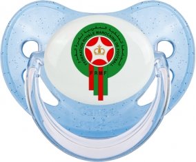 Morocco national football team Sucette Physiologique Bleue à paillette