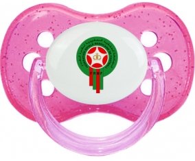 Morocco national football team Sucette Cerise Rose à paillette
