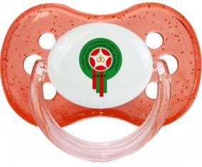 Morocco national football team Sucette Cerise Rouge à paillette
