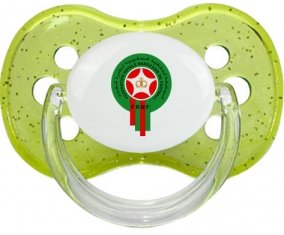 Morocco national football team Sucette Cerise Vert à paillette