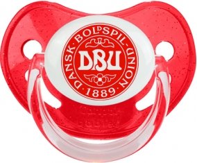 Denmark national football team Tétine Physiologique Rouge à paillette