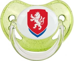 Czech Republic national football team Sucette Physiologique Vert à paillette