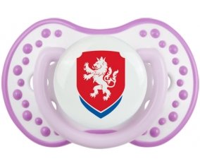 Czech Republic national football team Sucette LOVI Dynamic Blanc-mauve classique