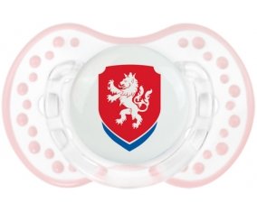 Czech Republic national football team Sucette LOVI Dynamic Retro-blanc-rose-tendre classique