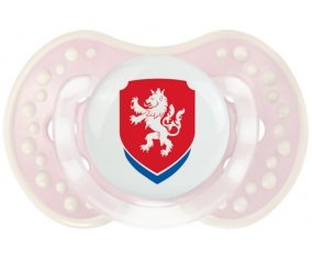 Czech Republic national football team Sucette LOVI Dynamic Retro-rose-tendre classique