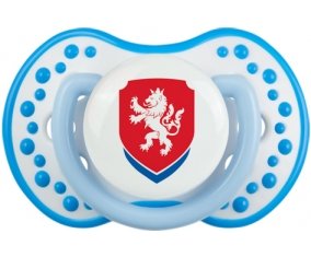 Czech Republic national football team Sucette LOVI Dynamic Blanc-bleu phosphorescente