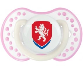Czech Republic national football team Sucette LOVI Dynamic Blanc-rose phosphorescente