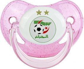 Algeria national football team Tétine Physiologique Rose à paillette
