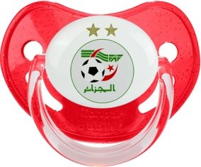 Algeria national football team Tétine Physiologique Rouge à paillette