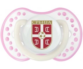 Serbia national football team Tétine LOVI Dynamic Blanc-rose phosphorescente