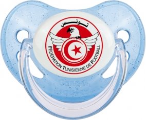 Tunisia national football team Sucette Physiologique Bleue à paillette