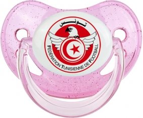 Tunisia national football team Sucette Physiologique Rose à paillette