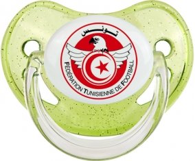 Tunisia national football team Sucette Physiologique Vert à paillette