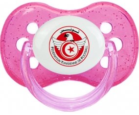 Tunisia national football team Sucette Cerise Rose à paillette