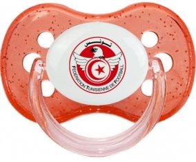 Tunisia national football team Sucette Cerise Rouge à paillette