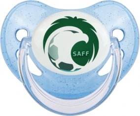 Saudi Arabia national football team Sucette Physiologique Bleue à paillette