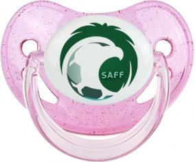 Saudi Arabia national football team Sucette Physiologique Rose à paillette