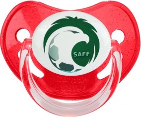 Saudi Arabia national football team Sucette Physiologique Rouge à paillette