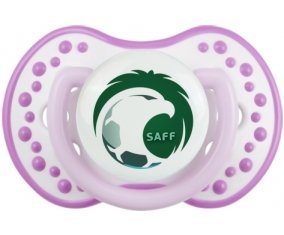 Saudi Arabia national football team Sucette LOVI Dynamic Blanc-mauve classique