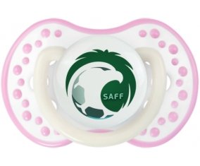 Saudi Arabia national football team Sucette LOVI Dynamic Blanc-rose phosphorescente