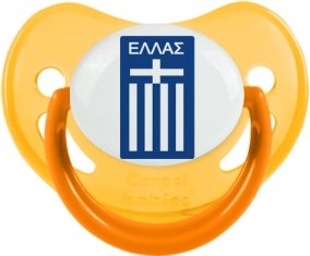 Greece national football team Sucette Physiologique Jaune phosphorescente