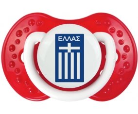 Greece national football team Sucette LOVI Dynamic Blanc-rouge classique