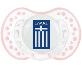 Greece national football team Sucette LOVI Dynamic Retro-blanc-rose-tendre classique