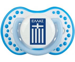 Greece national football team Sucette LOVI Dynamic Blanc-bleu phosphorescente