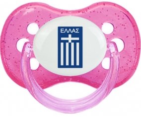 Greece national football team Sucette Cerise Rose à paillette