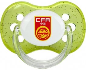 China national football team Sucette Cerise Vert à paillette
